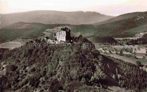 AK / Ansichtskarte Geroldseck Ruine Lahr Baden BW Ruine Hohen Geroldseck Gasthaus Pension zum Loewen Fliegeraufnahme