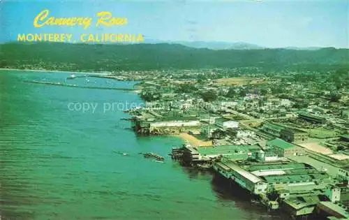 AK / Ansichtskarte Monterey California USA Cannery Row Fliegeraufnahme