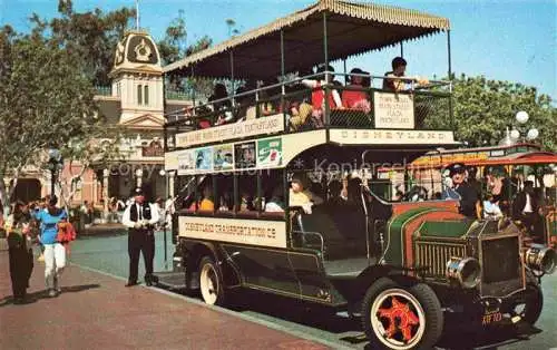 AK / Ansichtskarte Disneyland Anaheim California USA Omnibus