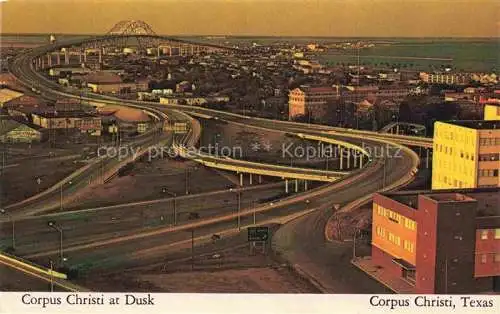 AK / Ansichtskarte Corpus Christi Texas USA Dusk fall on Corpus Christi 