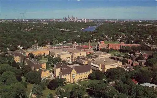 AK / Ansichtskarte St Paul Minnesota USA University of St Thomas Campus Fliegeraufnahme