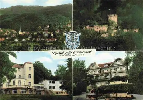 AK / Ansichtskarte Alsbach Bergstrasse Alsbach-Haehnlein Hessen Teilansichten Burg Kurhotel