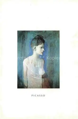 AK / Ansichtskarte PICAssO Pablo (1881-1973) Kuenstlerkarte Frau 