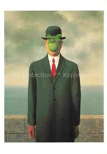 AK / Ansichtskarte MAGRITTE Rene (1898-1967) Kuenstlerkarte Le fils de Homme