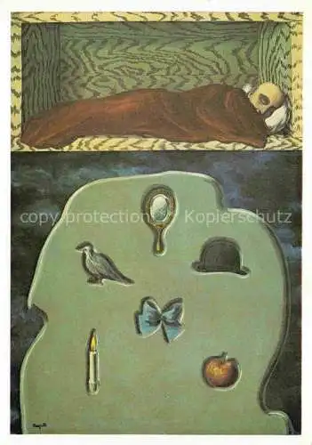 AK / Ansichtskarte MAGRITTE Rene (1898-1967) Kuenstlerkarte The Reckless Sleeper 
