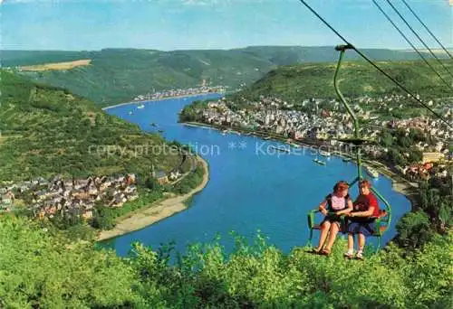 AK / Ansichtskarte Sessellift Chairlift Telesiege Boppard am Rhein