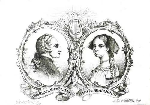 AK / Ansichtskarte GOETHE Johann Wolfgang von (1749-1832) Dichter Sessenhein Restourant Au Boeuf 