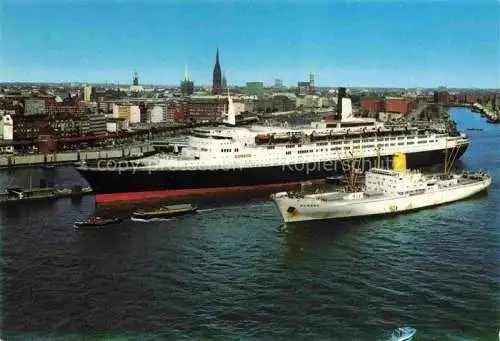 AK / Ansichtskarte Dampfer Oceanliner Hamburg Queen Elisabeth 2 