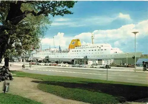 AK / Ansichtskarte Faehre Ferry Bac Traghetto-- Kiel Kronprins Harald Aslo Kai