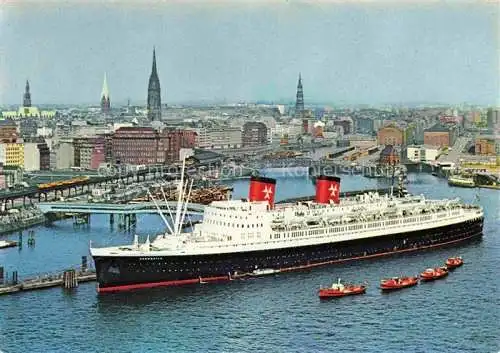 AK / Ansichtskarte Dampfer Oceanliner Hanseatic Hamburg Atlantik Line