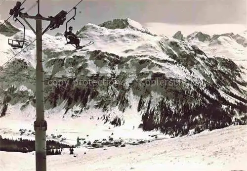 AK / Ansichtskarte Sessellift Chairlift Telesiege Dornbirn Vlbg.