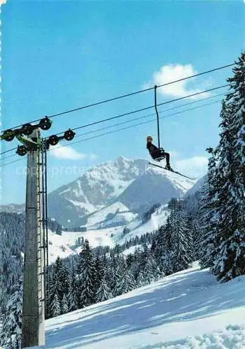 AK / Ansichtskarte Sessellift Chairlift Telesiege Fieberbrunnen Spielberg Tirol
