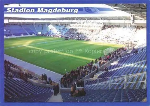 AK / Ansichtskarte Stadion Stadium Estadio Magdeburg Tag der Ofene Tuer 