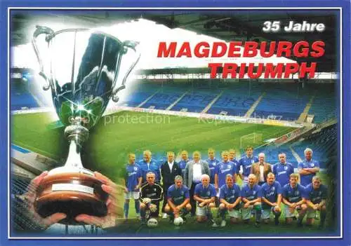 AK / Ansichtskarte Stadion Stadium Estadio Magdeburg Triumph