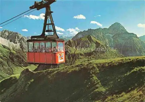 AK / Ansichtskarte Seilbahn Cable-Car Telepherique Kleinwalsertal Walmendingerhorn Widderstein