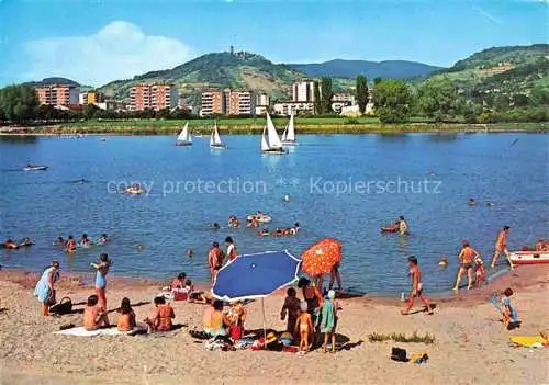 AK / Ansichtskarte Heppenheim Bergstrasse Bruchsee Badestand