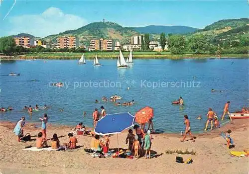 AK / Ansichtskarte Heppenheim Bergstrasse Bruchsee Badestrand