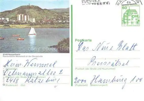 AK / Ansichtskarte Heppenheim Bergstrasse Panorama Bruchsee