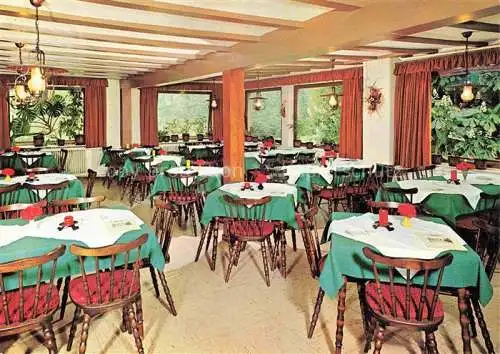 AK / Ansichtskarte Wald-Erlenbach Gasthaus Pension zur Rose Gastraum