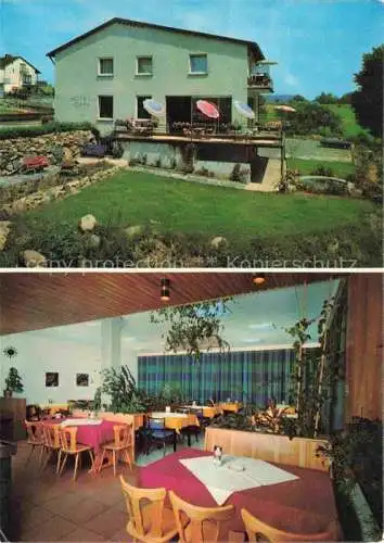 AK / Ansichtskarte Seidenbuch Lindenfels Hessen Hotel Bellevue Restaurant Café