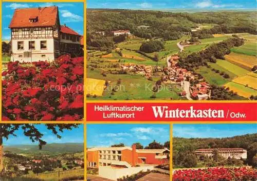 AK / Ansichtskarte Winterkasten Lindenfels Hessen Luftaufnahme Teilansichten
