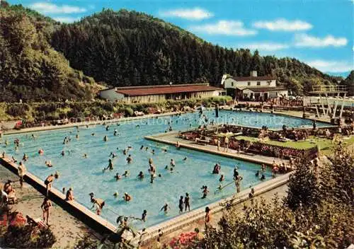 AK / Ansichtskarte Lindenfels Odenwald Schwimmbad