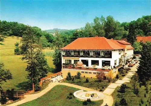 AK / Ansichtskarte Winkel Lindenfels Restaurant Café Pension zum Wiesengrund