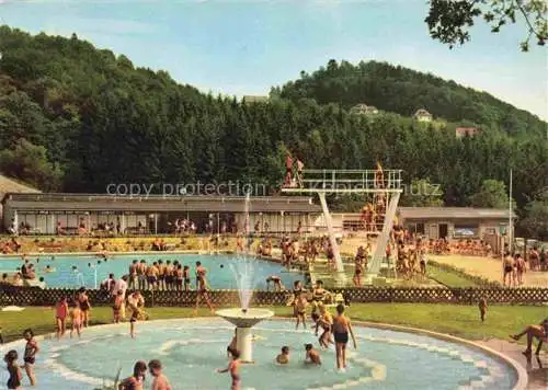 AK / Ansichtskarte Lindenfels Odenwald Freibad Luftkurort Perle des Odenwaldes