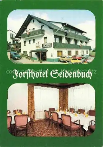 AK / Ansichtskarte Seidenbuch Lindenfels Hessen Forsthotel Restaurant