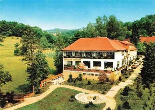 AK / Ansichtskarte Winkel Lindenfels Restaurant Café Pension zum Wiesengrund