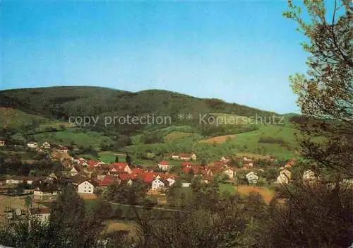 AK / Ansichtskarte Schlierbach Bergstrasse Lindenfels Hessen Panorama