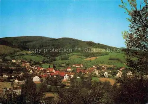 AK / Ansichtskarte Schlierbach Bergstrasse Lindenfels Hessen Panorama