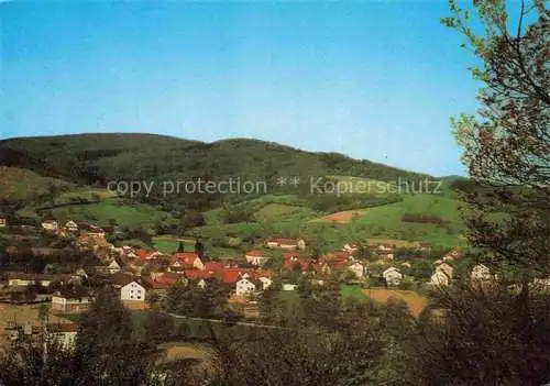 AK / Ansichtskarte Schlierbach Bergstrasse Lindenfels Hessen Panorama