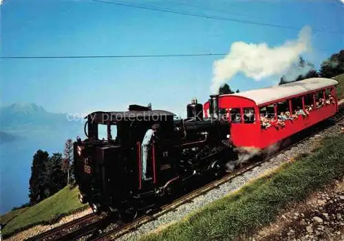 AK / Ansichtskarte Zahnradbahn Standseilbahn Furniculaire Rack Railway-- Vitznau Rigi Bahn 