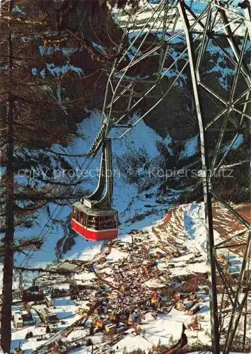 AK / Ansichtskarte Seilbahn Cable-Car Telepherique Leukerbad Torrentseilbahn