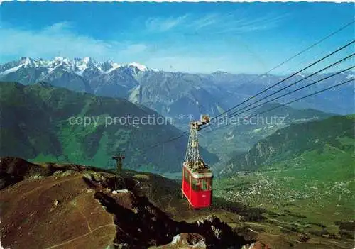 AK / Ansichtskarte Seilbahn Cable-Car Telepherique Verbier 
