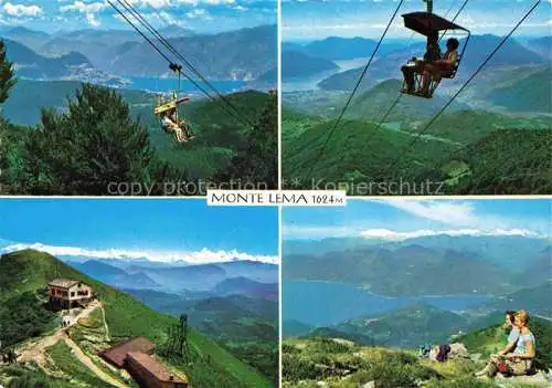AK / Ansichtskarte Sessellift Chairlift Telesiege Monte Lema
