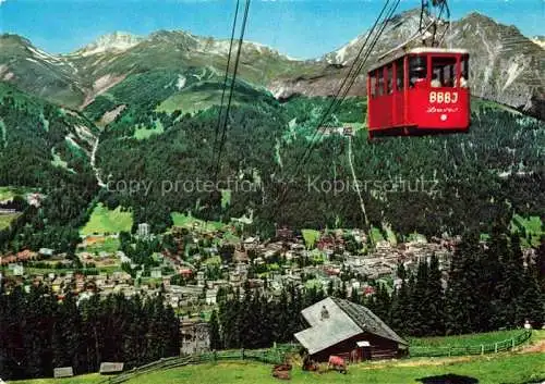 AK / Ansichtskarte Seilbahn Cable-Car Telepherique dAVOS