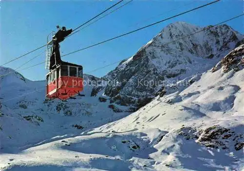 AK / Ansichtskarte Seilbahn Cable-Car Telepherique Sulden Suldengletscher Koenigspitze 