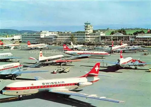 AK / Ansichtskarte Flughafen Airport Aeroporto Zuerich Schweiz