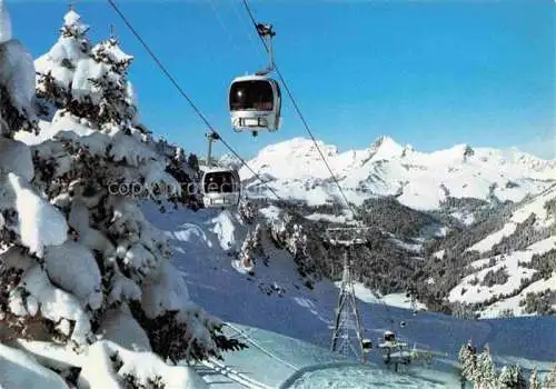 AK / Ansichtskarte Seilbahn Cable-Car Telepherique Saanenmoeser Saanerslochgrat