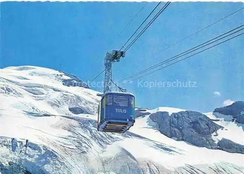 AK / Ansichtskarte Seilbahn Cable-Car Telepherique Engelberg Titlisbahn Stand Kleintitlis