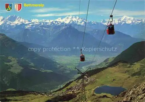 AK / Ansichtskarte Seilbahn Cable-Car Telepherique Bettmerhorn Wallis