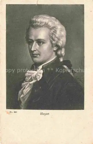 AK / Ansichtskarte MOZART Wolfgang Amadeus (1756-1791) Komponist Nr. 290 Portraet 