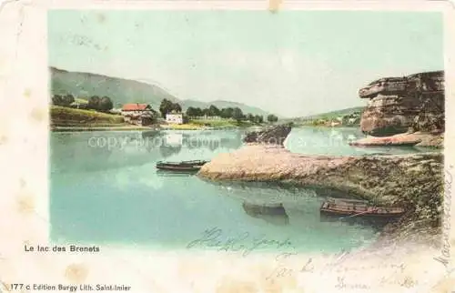 AK / Ansichtskarte Les-Brenets Le Locle NE See 