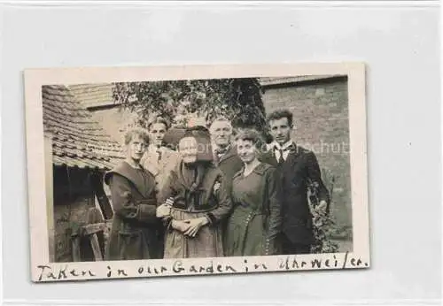 AK / Ansichtskarte Uhrweiler Uhrwiller HAGUENAU 67 Bas-Rhin Familienfoto