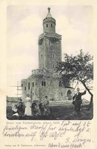 AK / Ansichtskarte Feldberg 882m Taunus Feldbergturm erbaut 1902