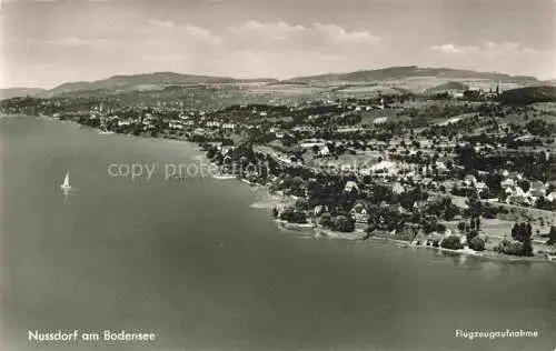 AK / Ansichtskarte Nussdorf Bodensee ueberlingen BW Fliegeraufnahme