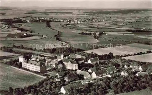 AK / Ansichtskarte Siessen Bad Saulgau Kloster Siessen Fliegeraufnahme