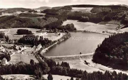 AK / Ansichtskarte Deitenbach Gummersbach NRW Aggertalsperre Vorstaubecken Fliegeraufnahme